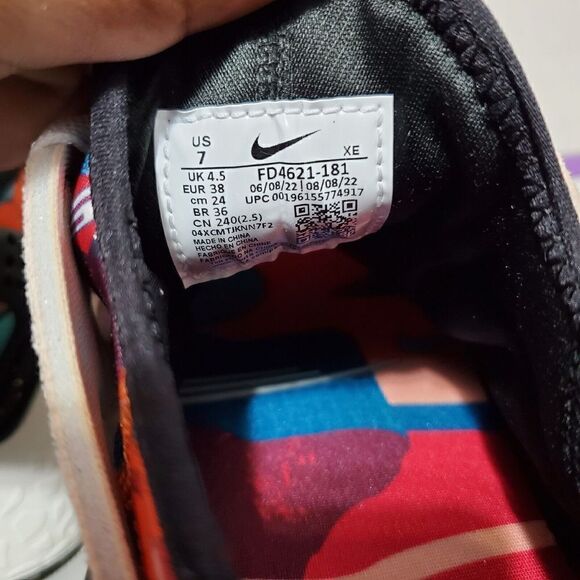 Nike Air Huarache Craft Lunar Women Sz 7 FD4621-181 New Year White Orange Rare! - Picture 9 of 14